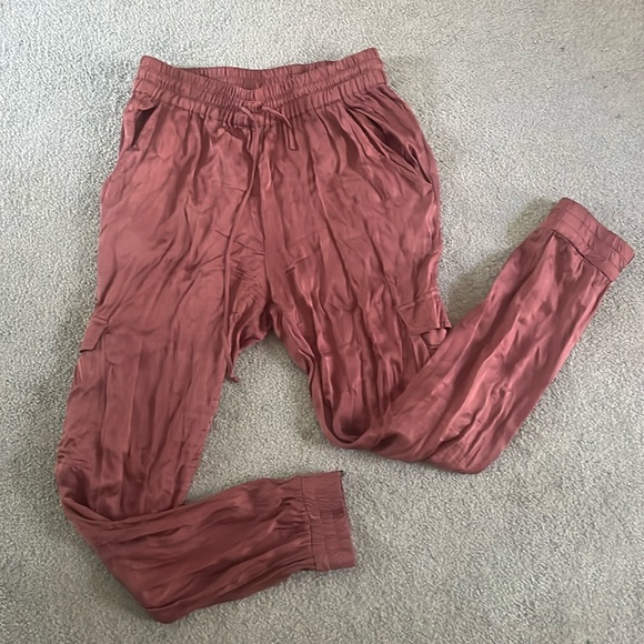 Young Fabulous and Broke Satin Jogger Pants M - Picture 1 of 3
